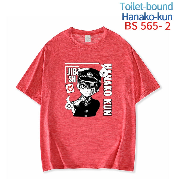 Toilet-Bound Hanako-kun New ice silk cotton loose and comfortable T-shirt from XS to 5XL  BS-565-2