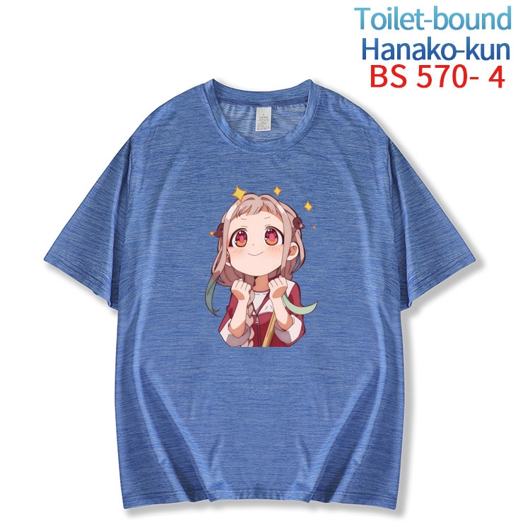 Toilet-Bound Hanako-kun New ice silk cotton loose and comfortable T-shirt from XS to 5XL  BS-570-4