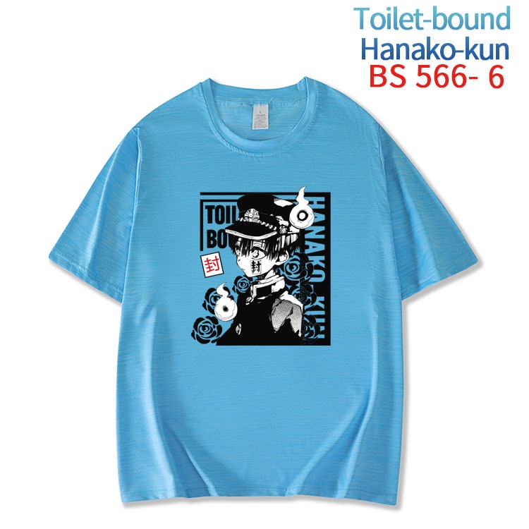 Toilet-Bound Hanako-kun New ice silk cotton loose and comfortable T-shirt from XS to 5XL  BS-566-6