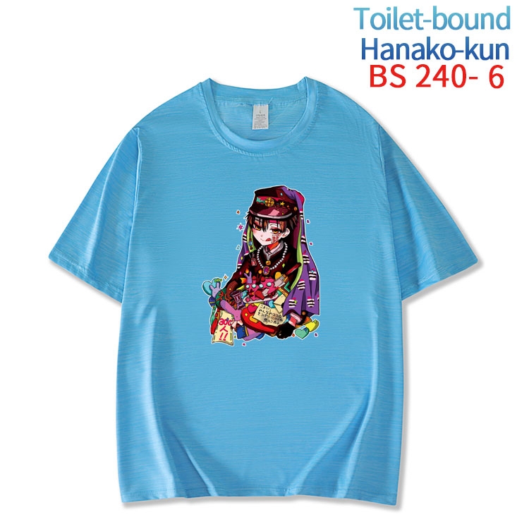 Toilet-Bound Hanako-kun New ice silk cotton loose and comfortable T-shirt from XS to 5XL  BS-240-6