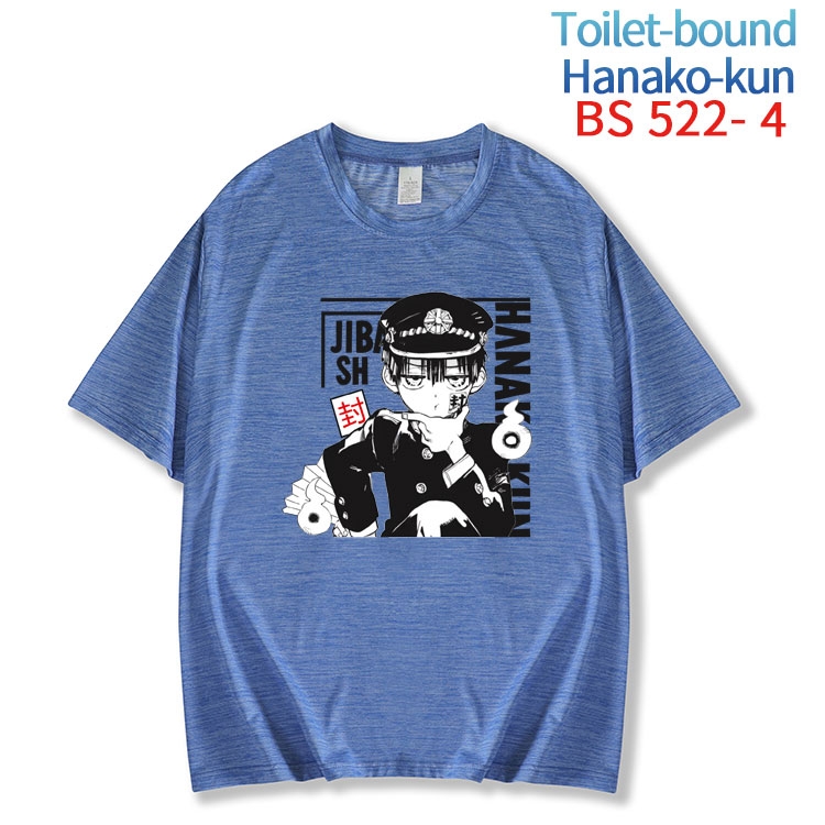 Toilet-Bound Hanako-kun New ice silk cotton loose and comfortable T-shirt from XS to 5XL   BS-522-4