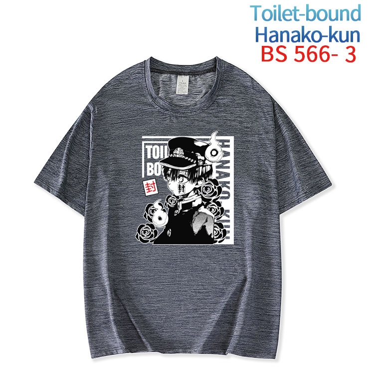 Toilet-Bound Hanako-kun New ice silk cotton loose and comfortable T-shirt from XS to 5XL BS-566-3