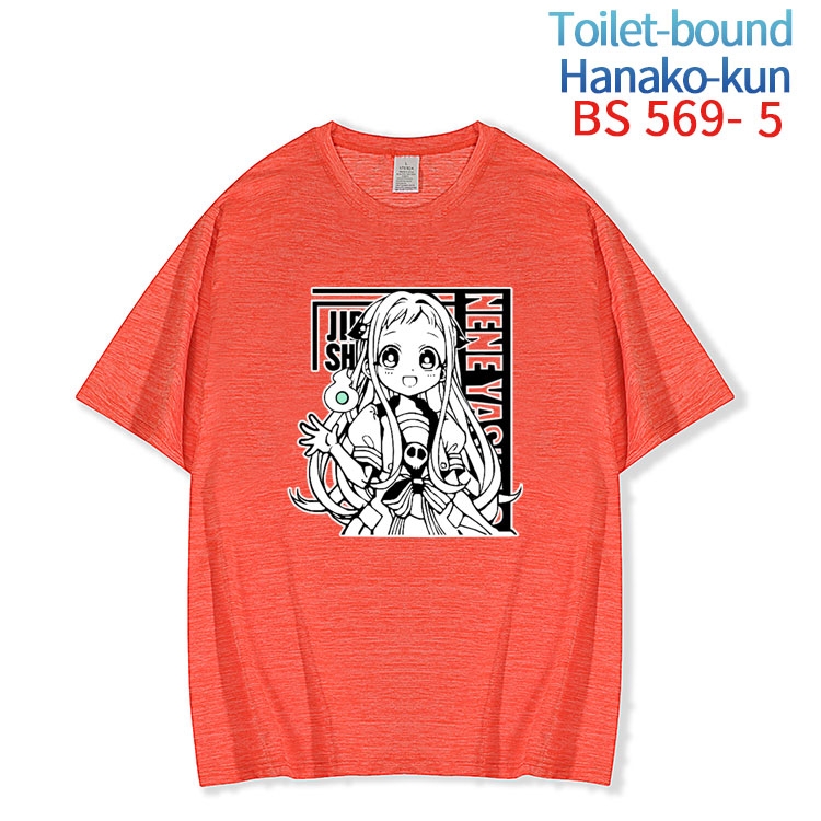 Toilet-Bound Hanako-kun New ice silk cotton loose and comfortable T-shirt from XS to 5XL  BS-569-5