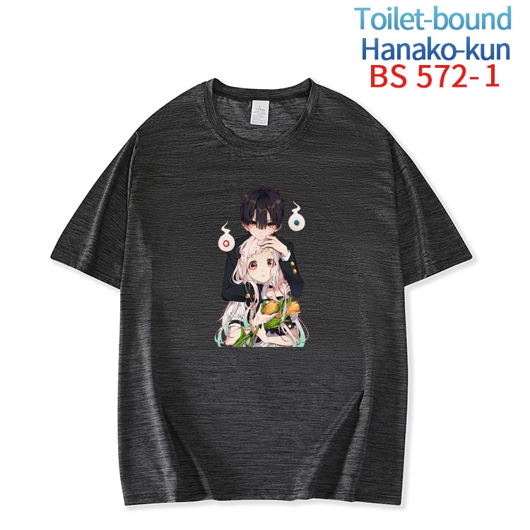 Toilet-Bound Hanako-kun New ice silk cotton loose and comfortable T-shirt from XS to 5XL  BS-572-1