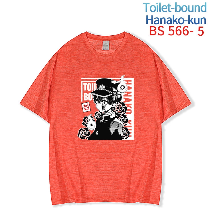 Toilet-Bound Hanako-kun New ice silk cotton loose and comfortable T-shirt from XS to 5XL  BS-566-5