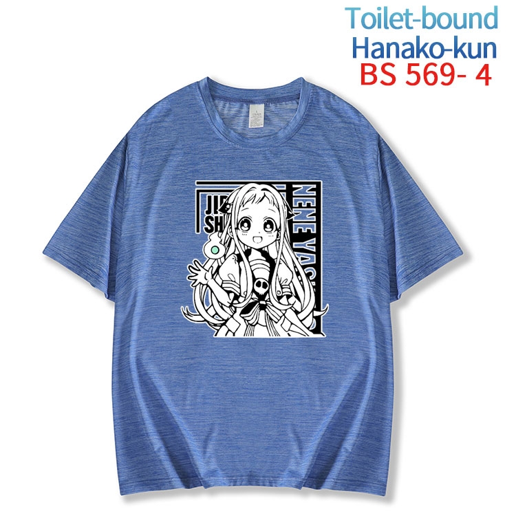 Toilet-Bound Hanako-kun New ice silk cotton loose and comfortable T-shirt from XS to 5XL  BS-569-4