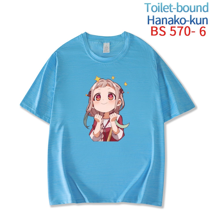 Toilet-Bound Hanako-kun New ice silk cotton loose and comfortable T-shirt from XS to 5XL BS-570-6