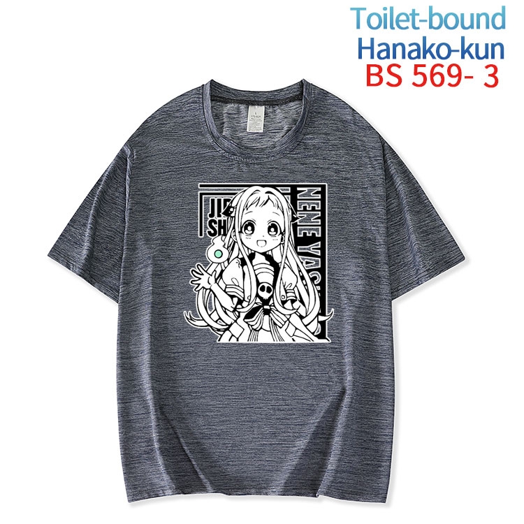 Toilet-Bound Hanako-kun New ice silk cotton loose and comfortable T-shirt from XS to 5XL  BS-569-3