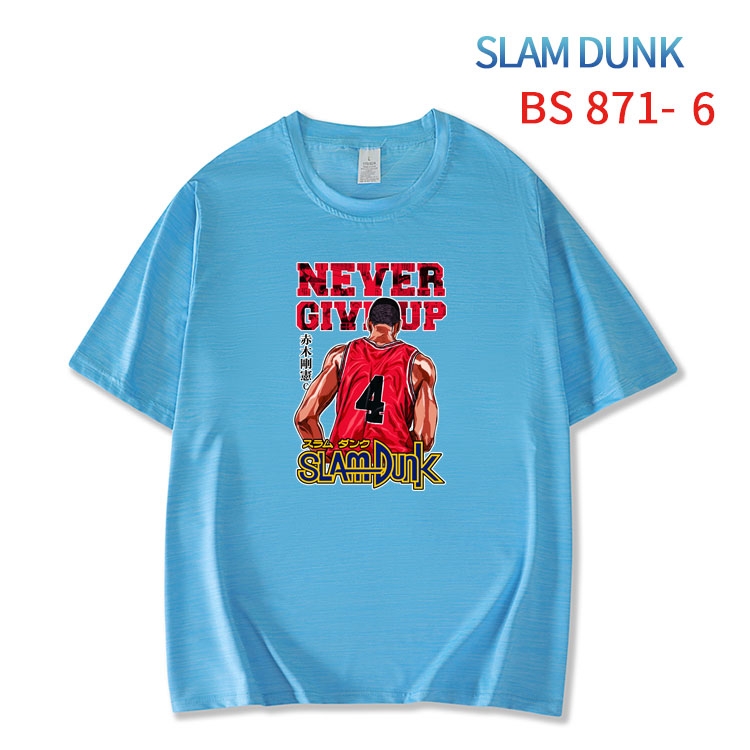 Slam Dunk New ice silk cotton loose and comfortable T-shirt from XS to 5XL BS-871-6