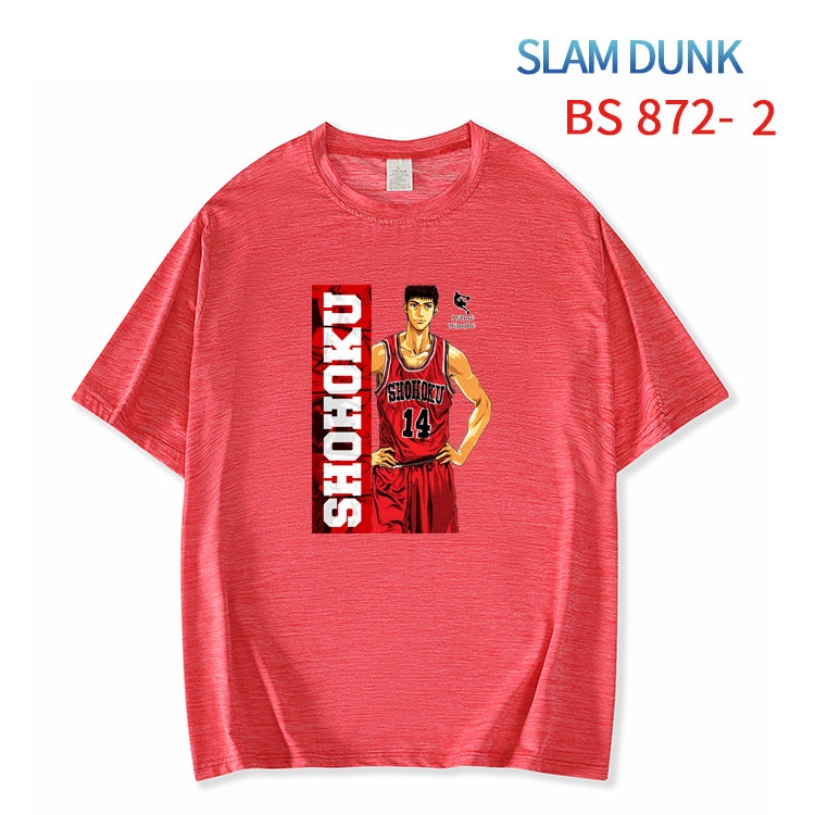 Slam Dunk New ice silk cotton loose and comfortable T-shirt from XS to 5XL BS-872-2