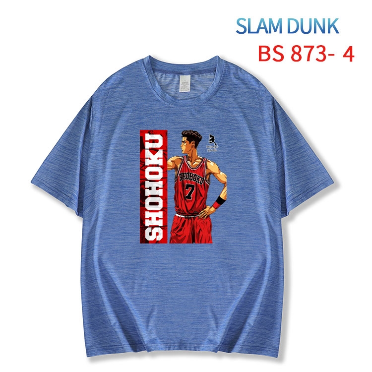 Slam Dunk New ice silk cotton loose and comfortable T-shirt from XS to 5XL BS-873-4
