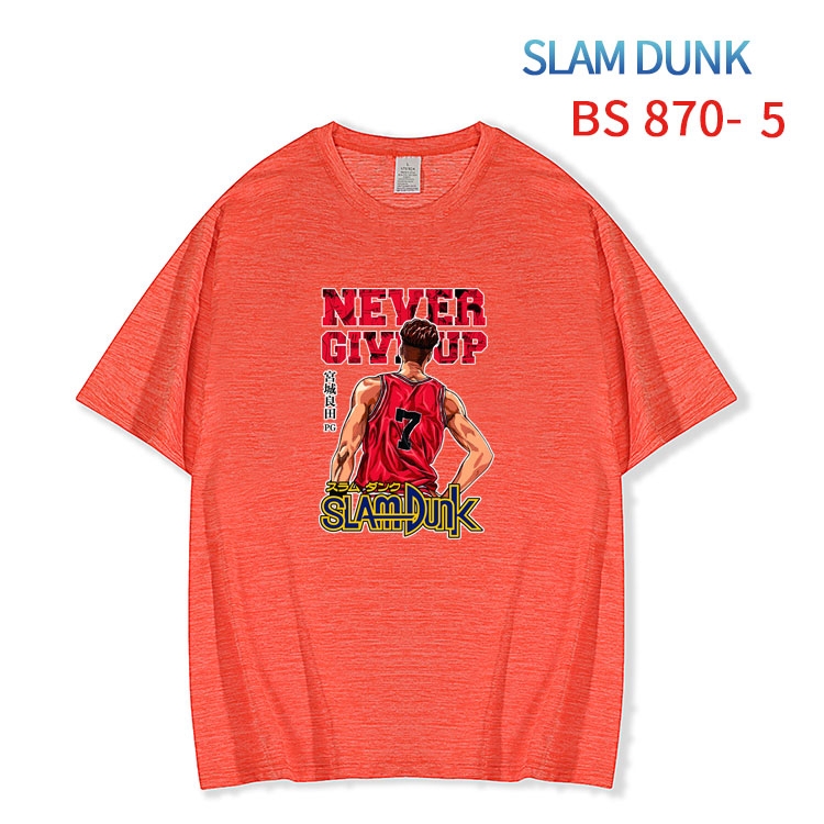 Slam Dunk New ice silk cotton loose and comfortable T-shirt from XS to 5XL BS-870-5