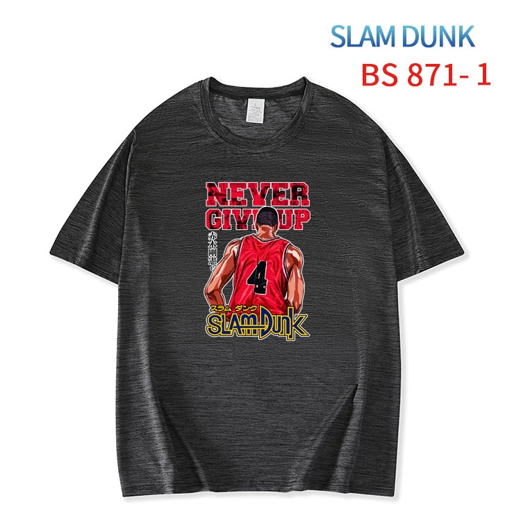 Slam Dunk New ice silk cotton loose and comfortable T-shirt from XS to 5XL BS-871-1