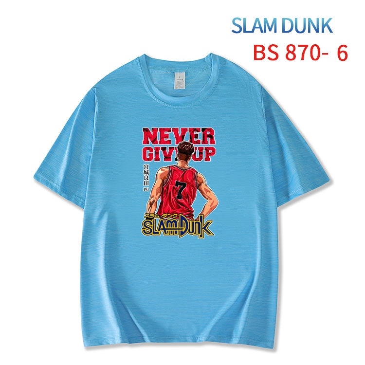 Slam Dunk New ice silk cotton loose and comfortable T-shirt from XS to 5XL BS-870-6