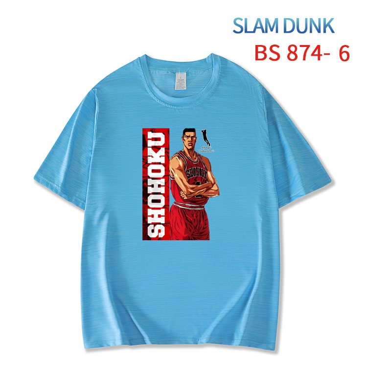 Slam Dunk New ice silk cotton loose and comfortable T-shirt from XS to 5XL BS-874-6