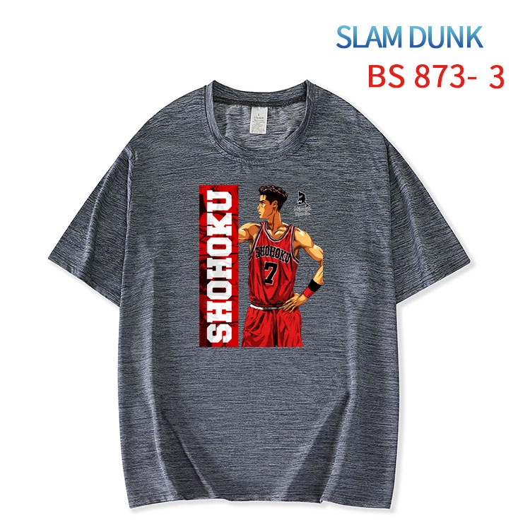 Slam Dunk New ice silk cotton loose and comfortable T-shirt from XS to 5XL  BS-873-3