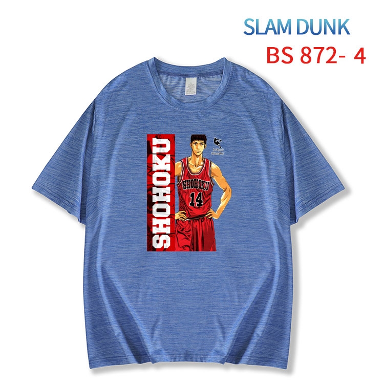 Slam Dunk New ice silk cotton loose and comfortable T-shirt from XS to 5XL BS-872-4