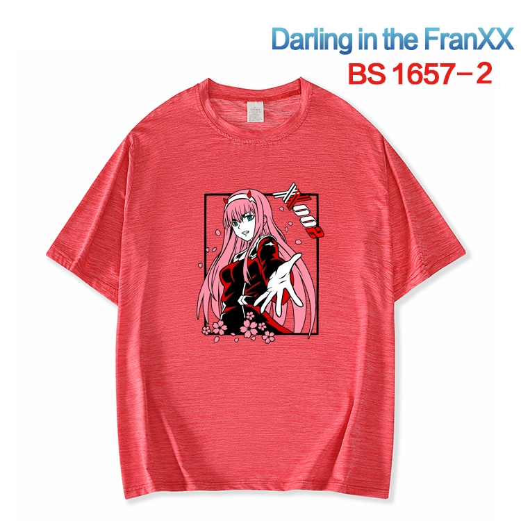 DARLING in the FRANX New ice silk cotton loose and comfortable T-shirt from XS to 5XL   BS-1657-2