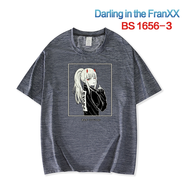 DARLING in the FRANX New ice silk cotton loose and comfortable T-shirt from XS to 5XL   BS-1656-3