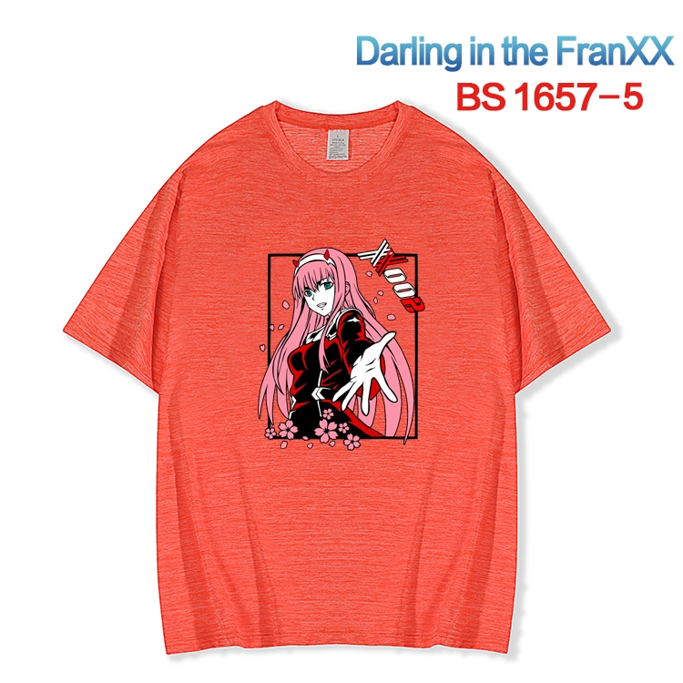 DARLING in the FRANX New ice silk cotton loose and comfortable T-shirt from XS to 5XL   BS-1657-5