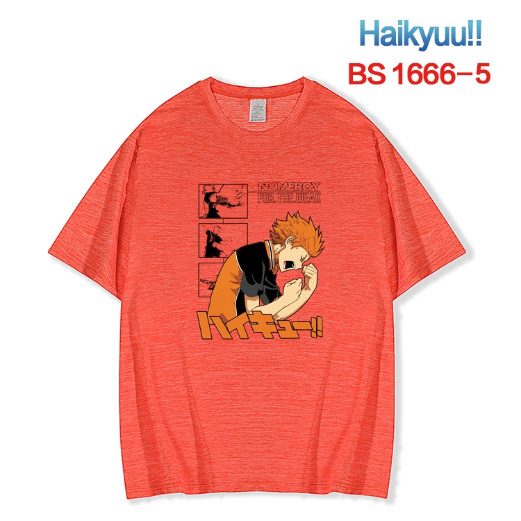 Haikyuu!! New ice silk cotton loose and comfortable T-shirt from XS to 5XL  BS-1666-5