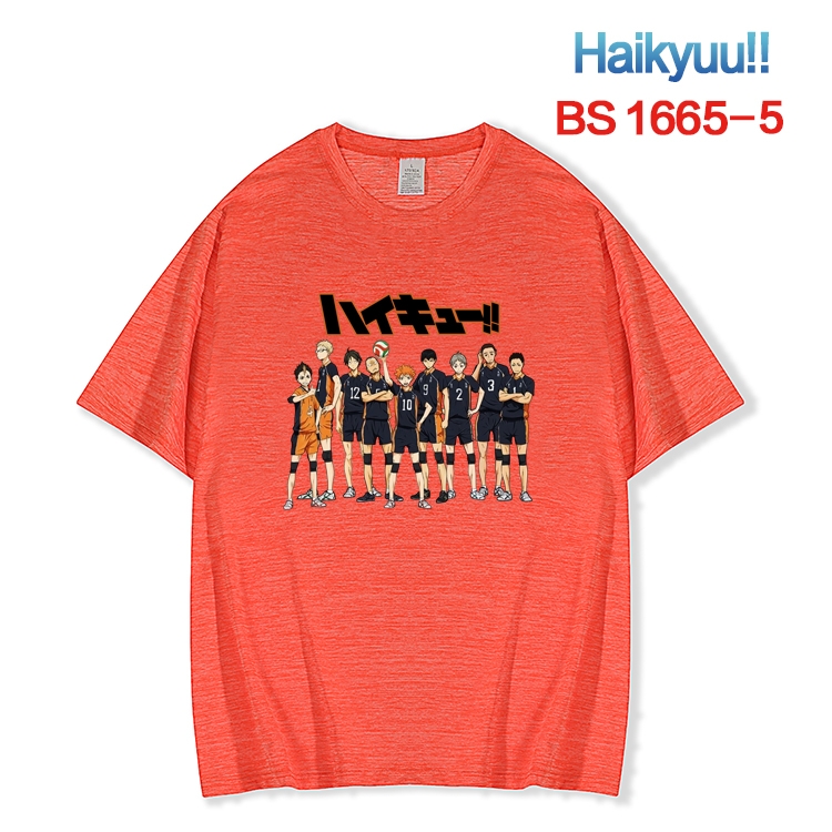 Haikyuu!! New ice silk cotton loose and comfortable T-shirt from XS to 5XL   BS-1665-5