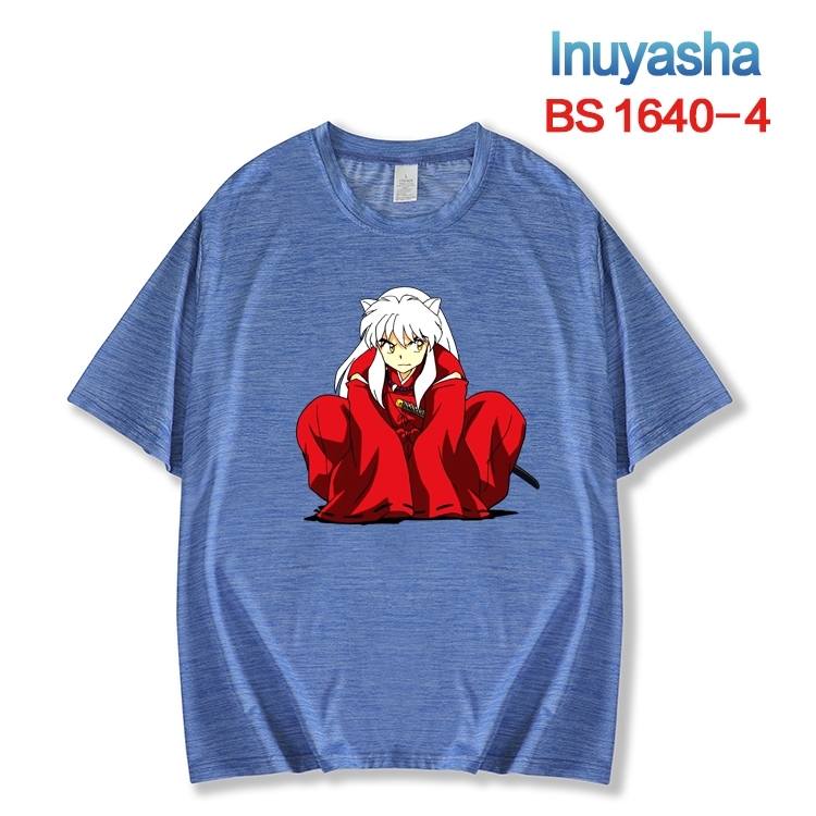 Inuyasha  New ice silk cotton loose and comfortable T-shirt from XS to 5XL BS-1640-4