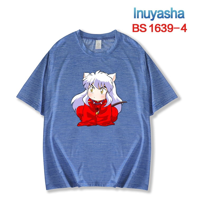 Inuyasha  New ice silk cotton loose and comfortable T-shirt from XS to 5XL  BS-1639-4