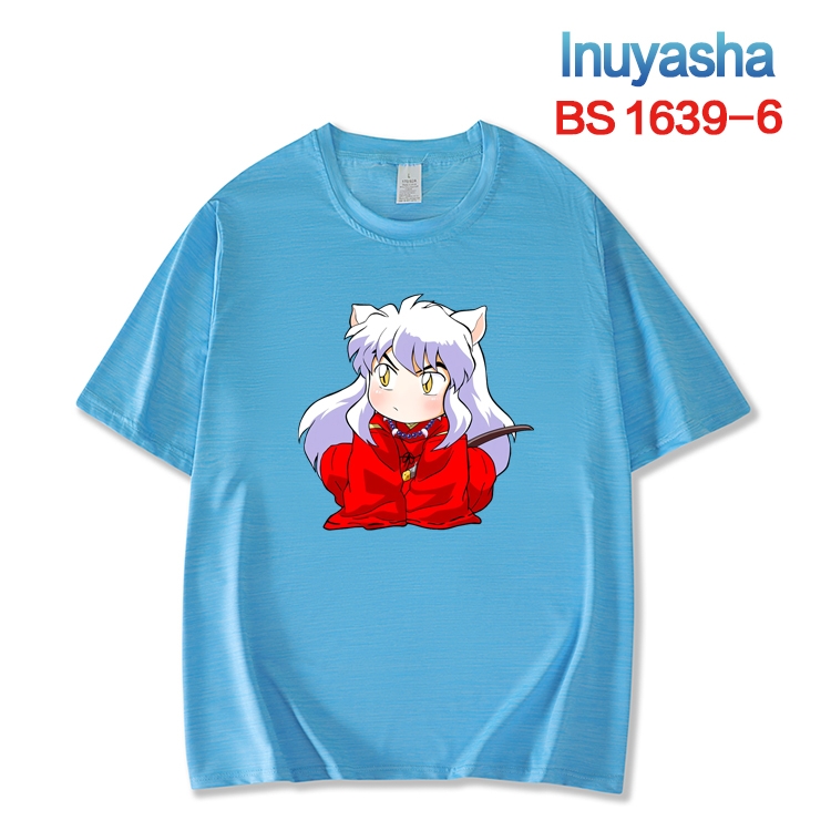 Inuyasha  New ice silk cotton loose and comfortable T-shirt from XS to 5XL  BS-1639-6