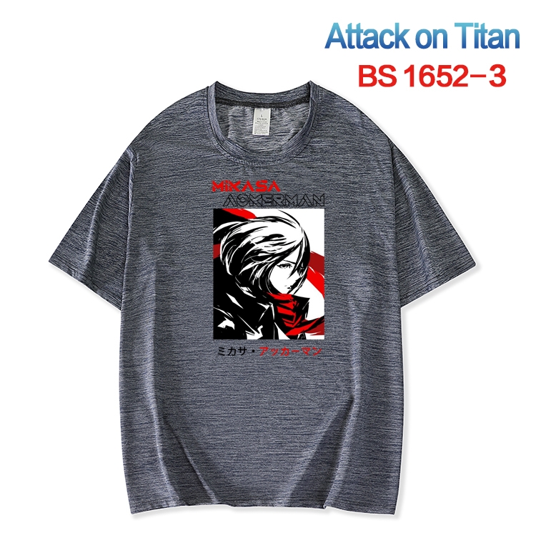 Shingeki no Kyojin New ice silk cotton loose and comfortable T-shirt from XS to 5XL    BS-1652-3