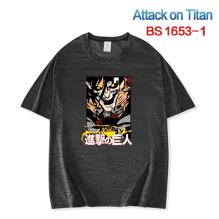 Shingeki no Kyojin New ice silk cotton loose and comfortable T-shirt from XS to 5XL BS-1653-1