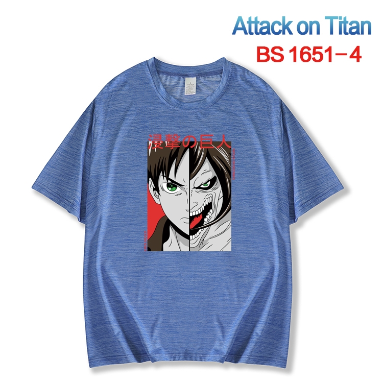 Shingeki no Kyojin New ice silk cotton loose and comfortable T-shirt from XS to 5XL   BS-1651-4