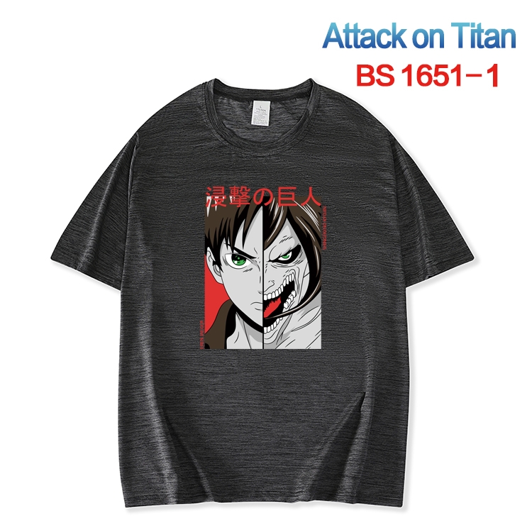 Shingeki no Kyojin New ice silk cotton loose and comfortable T-shirt from XS to 5XL  BS-1651-1