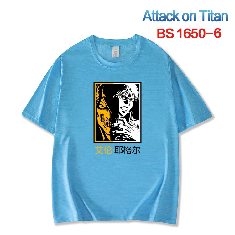 Shingeki no Kyojin New ice silk cotton loose and comfortable T-shirt from XS to 5XL   BS-1650-6