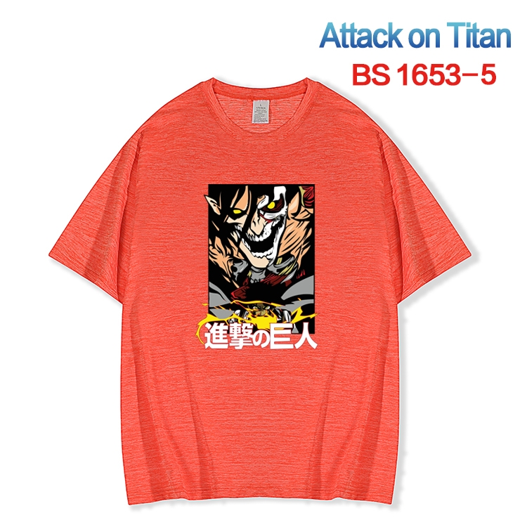 Shingeki no Kyojin New ice silk cotton loose and comfortable T-shirt from XS to 5XL BS-1653-5