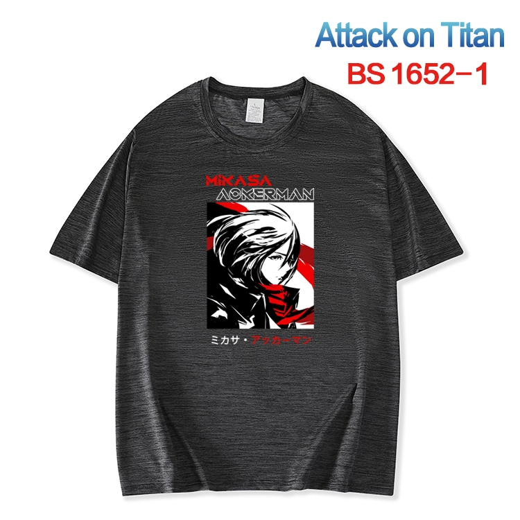 Shingeki no Kyojin New ice silk cotton loose and comfortable T-shirt from XS to 5XL   BS-1652-1
