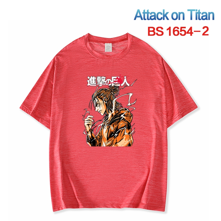 Shingeki no Kyojin New ice silk cotton loose and comfortable T-shirt from XS to 5XL   BS-1654-2