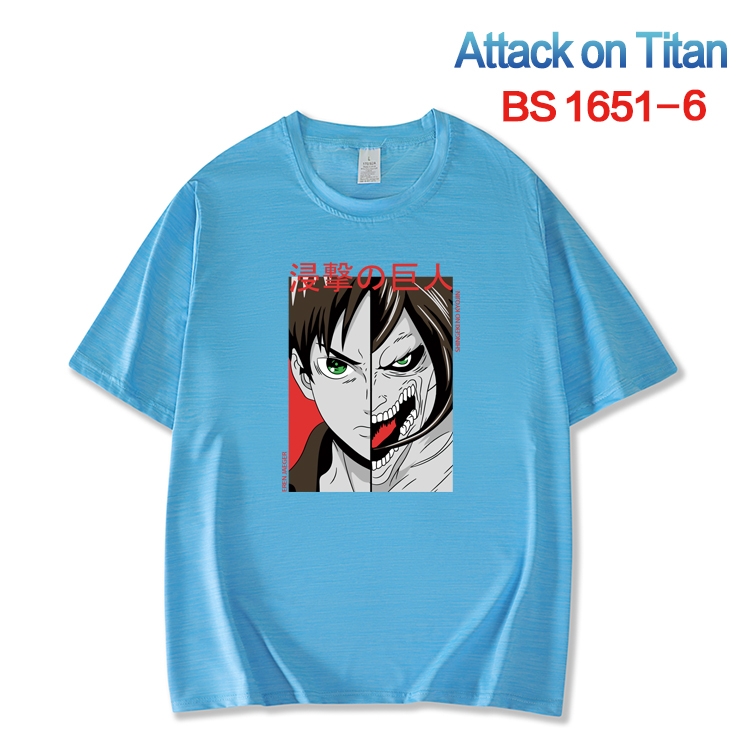 Shingeki no Kyojin New ice silk cotton loose and comfortable T-shirt from XS to 5XL BS-1651-6