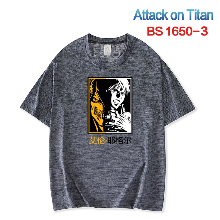 Shingeki no Kyojin New ice silk cotton loose and comfortable T-shirt from XS to 5XL  BS-1650-3