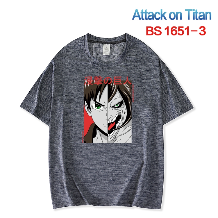 Shingeki no Kyojin New ice silk cotton loose and comfortable T-shirt from XS to 5XL BS-1651-3