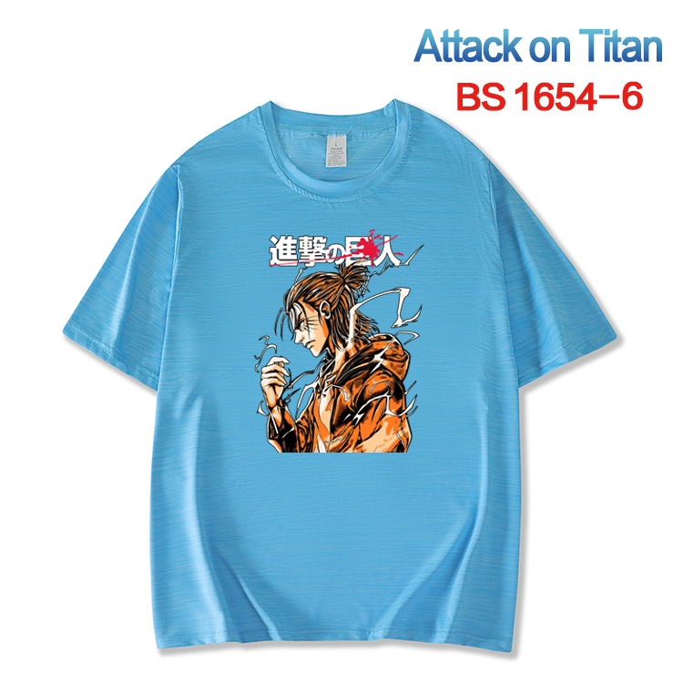 Shingeki no Kyojin New ice silk cotton loose and comfortable T-shirt from XS to 5XL   BS-1654-6