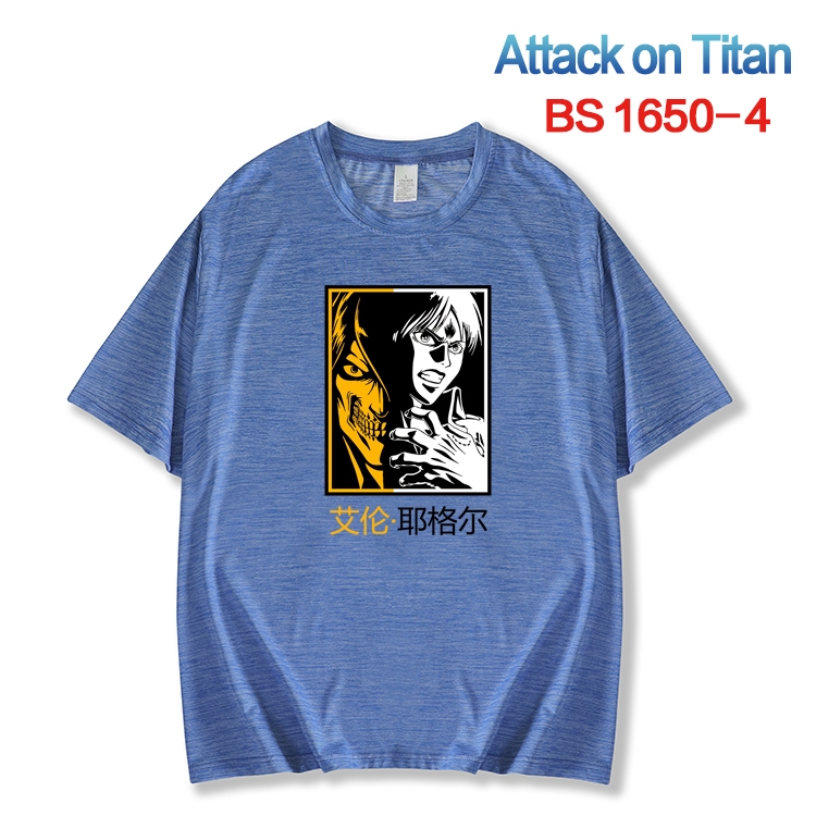 Shingeki no Kyojin New ice silk cotton loose and comfortable T-shirt from XS to 5XL    BS-1650-4