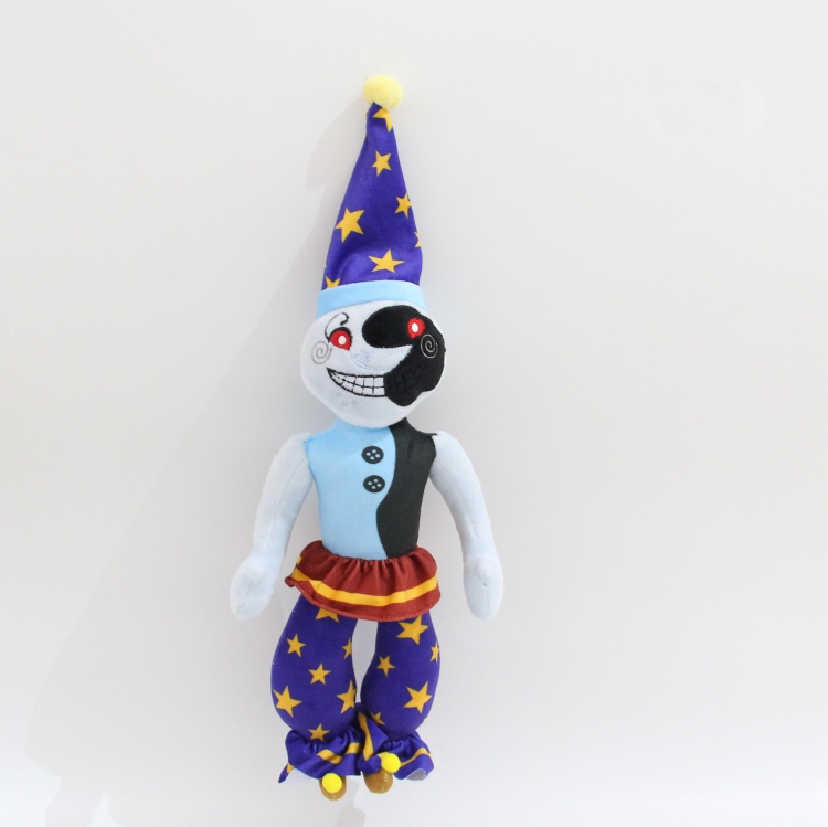 Sundrop FNAF Clown Doll Standing Crystal Super Soft pp Cotton Plush Toy 30x10x6m