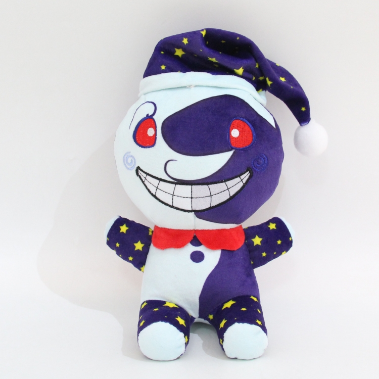 Sundrop FNAF Clown Doll Seated Crystal Super Soft pp Cotton Plush Toy 29x14x10m