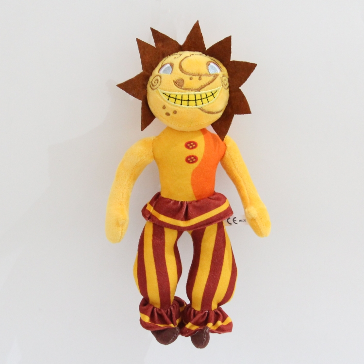 Sundrop FNAF Clown Doll Standing Crystal Super Soft pp Cotton Plush Toy 30x10x6m
