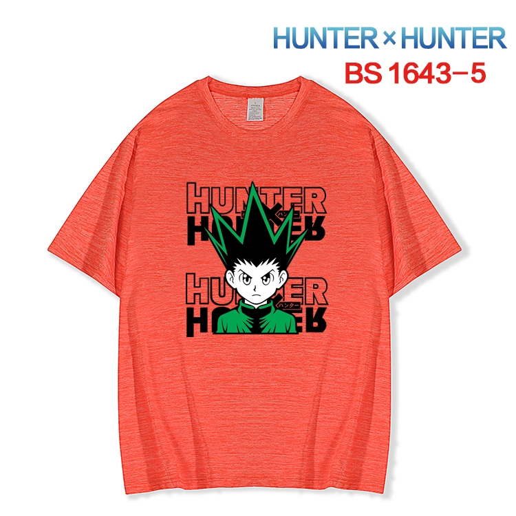 HunterXHunter New ice silk cotton loose and comfortable T-shirt from XS to 5XL  BS-1643-5