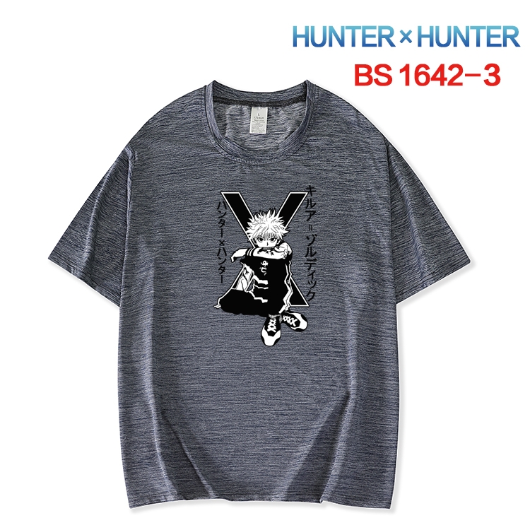 HunterXHunter New ice silk cotton loose and comfortable T-shirt from XS to 5XL  BS-1642-3