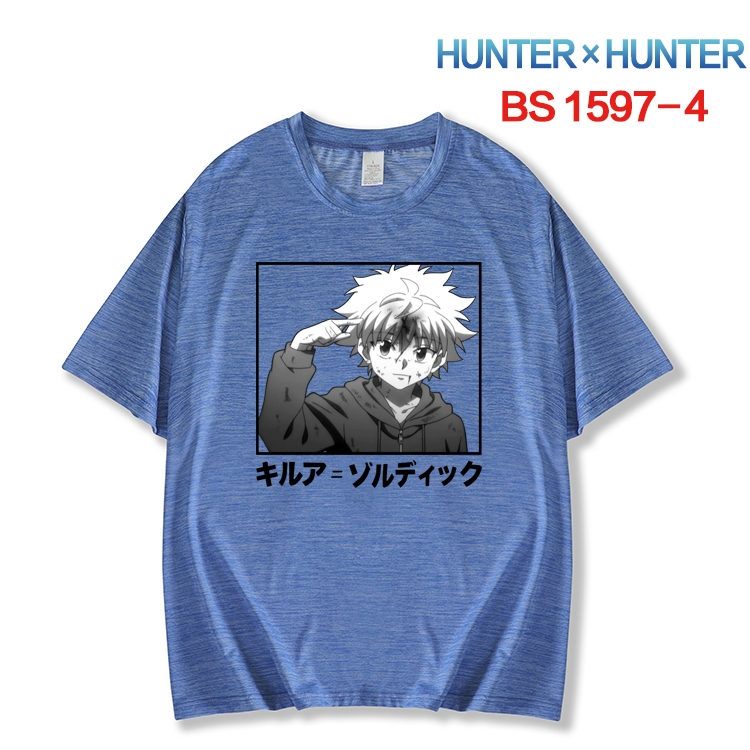 HunterXHunter New ice silk cotton loose and comfortable T-shirt from XS to 5XL BS-1597-4