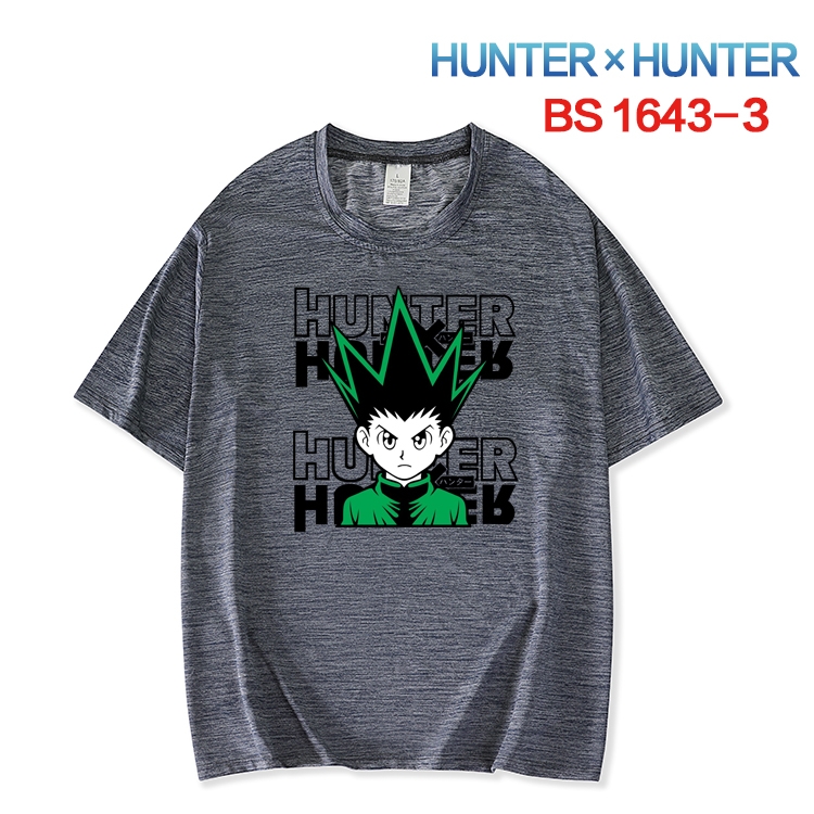 HunterXHunter New ice silk cotton loose and comfortable T-shirt from XS to 5XL BS-1643-3