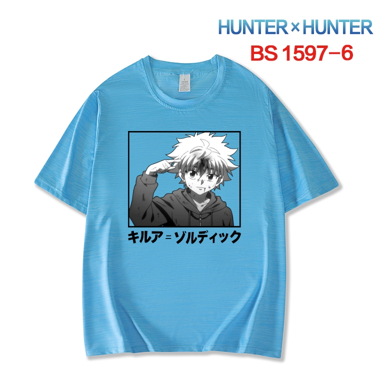 HunterXHunter New ice silk cotton loose and comfortable T-shirt from XS to 5XL BS-1597-6